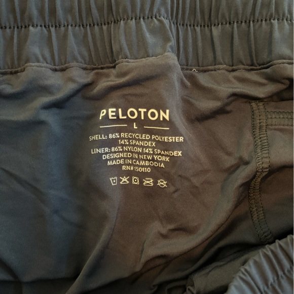 Peloton athletic shorts, slate blue, size L - Picture 3 of 3